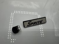 Austin Healey Sprite Nummernschild + Tankdeckel