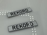 Opel Rekord P2 Nummernschilder