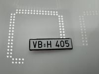 1985 Opel Manta 400 Rally Ypres Nummernschild