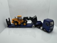 MAN Tieflader + JCB Bagger