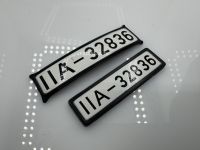 BMW 328 Nummernschilder