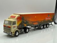 Scania 142M Zug mit Schubboden-Sattelauflieger Wernberger