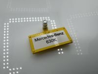 Mercedes 630K Nummernschild