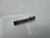 Mini Cooper One Nummernschild