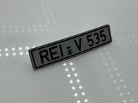 VW 1600 Nummernschild