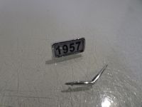 Cadillac Eldorado Brougham 1957 Nummernschild + Emblem