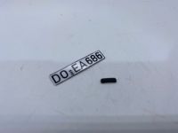1983 Opel Kadett D GTE Nummernschild + Griff