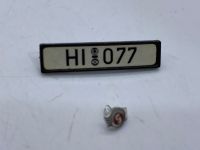 Goggomobile T250 Polizei Emblem + Nummernschild