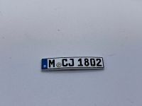 BMW M6 Coup Nummernschild