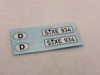 Mercedes LP 608 Nummernschild + D Decal