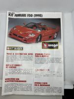 Ferrari F50 Cabrio Beipackzettel