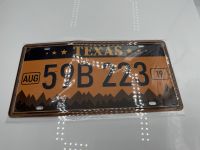 US Nummernschild Texas