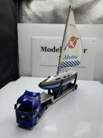 MAN Tieflader + Segel Boot Albatros
