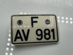 BMW Isette Lufthansa Nummernschild