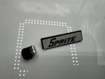 Austin Healey Sprite Nummernschild + Tankdeckel