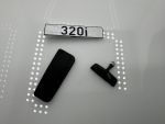 BMW E30 325i Cabrio Nummernschild + Sonnenblende + Innenspiegel