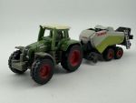 Fendt Traktor Claas Rollant Rundballenpresse