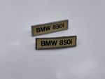 BMW 850i Nummrnschilder