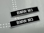 BMW E36 M3 Limousine Nummernschilder